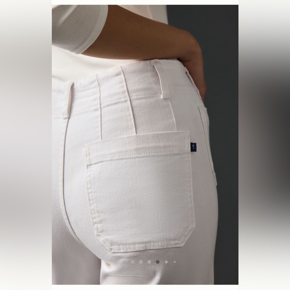 Anthropologie The Colette cropped wide-leg jeans by Maeve - Picture 2 of 12